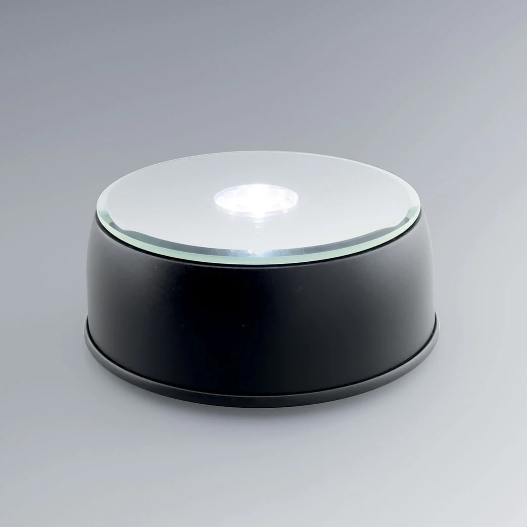 Socle Rond Rotatif à Led et Couleurs